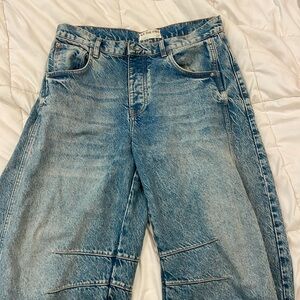 Free People barrel jeans NEW